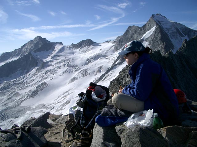 Daniela am Schönbichler Horn, 3.134 m (29. Juli)