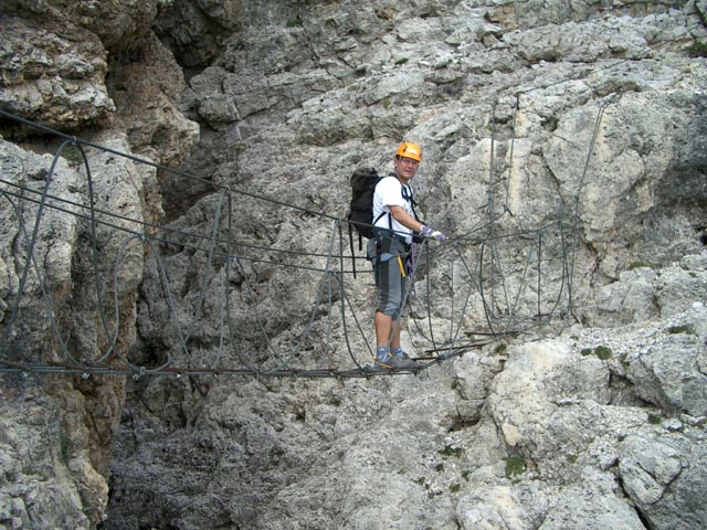 Axel auf der H&auml;ngebr&uuml;cke