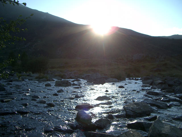 Bach zwischen Gro&szlig;em Winterleitensee und Kleinem Winterleitensee (12. Aug.)