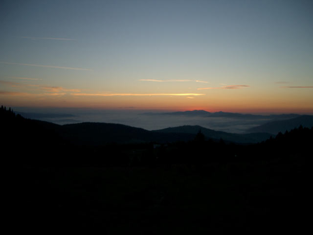 Morgenrot beim Gro&szlig;en Winterleitensee (13. Aug.)