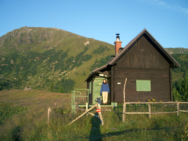 Daniela beim Großen Winterleitensee (13. Aug.)