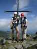 Ich und Daniela am Kreiskogel, 2.306 m (13. Aug.)