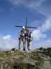 Ich und Daniela am Kreiskogel, 2.306 m (13. Aug.)