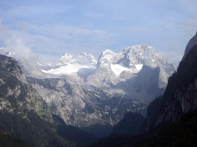 Dachstein vom der Gosaukammbahn aus (19. Aug.)