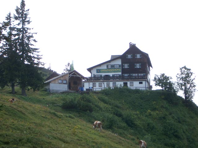 Gablonzer Hütte, 1.522 m (19. Aug.)