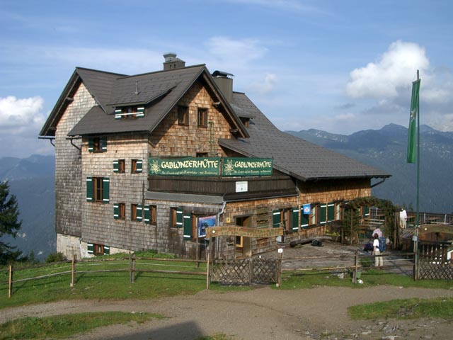 Gablonzer H&uuml;tte, 1.522 m (19. Aug.)