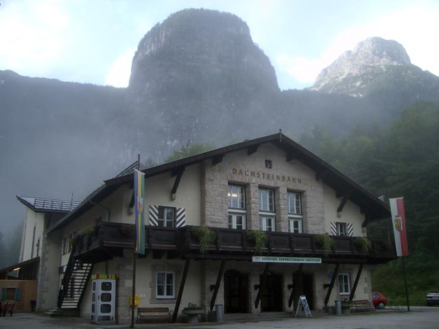 Talstation der Krippensteinbahn (27. Aug.)