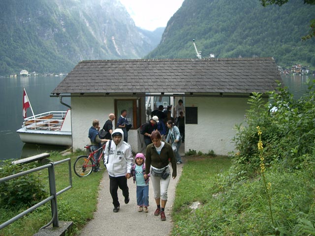 Landungsbr&uuml;cke Hallstatt Bahnhof (28. Aug.)