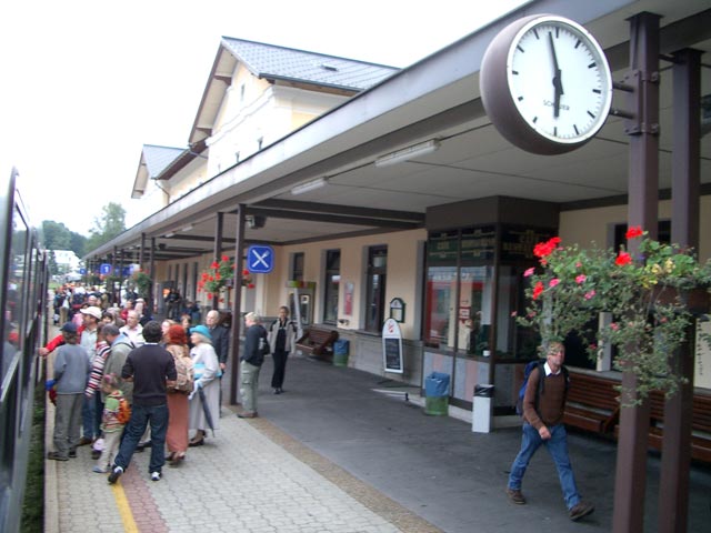 Bahnhof Bad Ischl (28. Aug.)