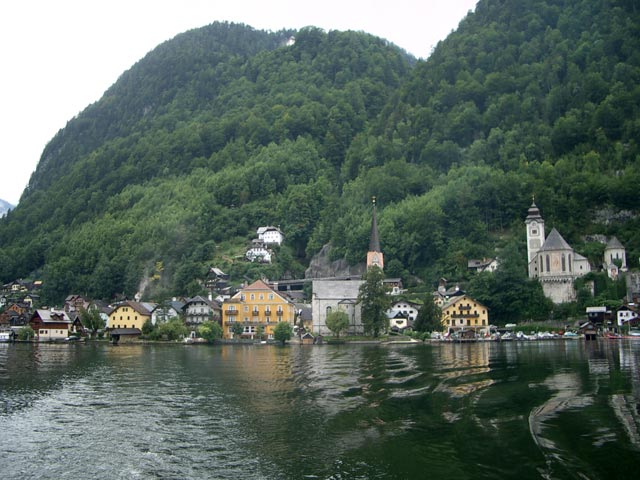 Hallstatt vom Hallst&auml;tter See aus