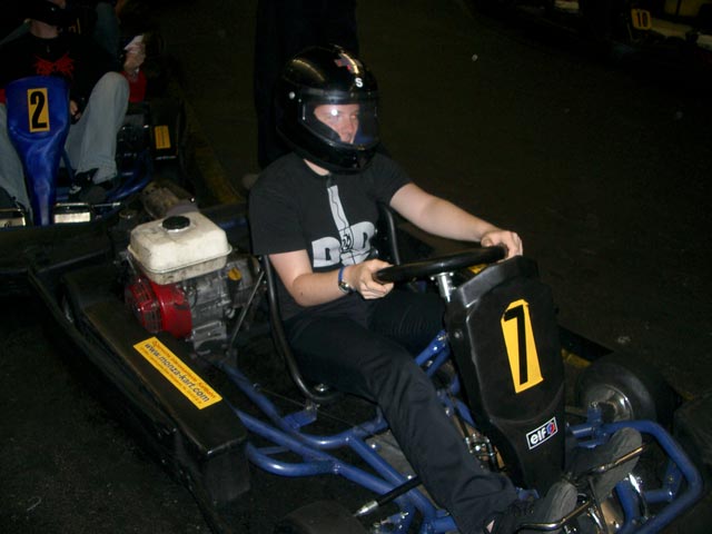 Daniela in der Monza Kartsporthalle (26. Aug.)