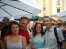 Monika, Robert, Daniela und ich Am Hof bei 'Waldviertel pur' (31. Aug.)