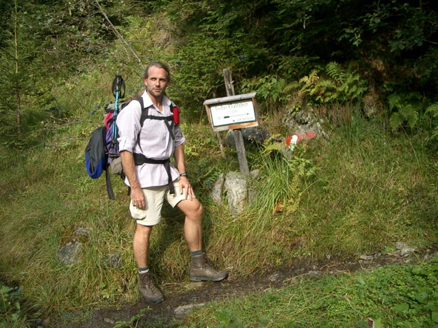 Martin auf Weg 791 zwischen St. Nikolai und Kaltherbergh&uuml;tte