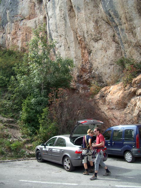 Sonja und Andreas an der Hohe Wand-Straße