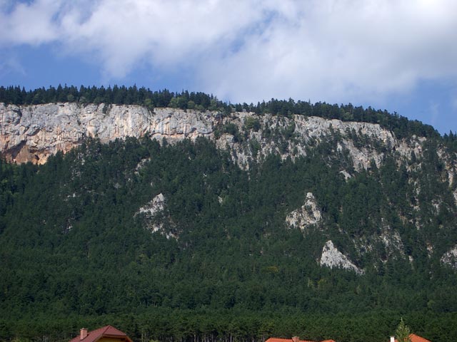 Hohe Wand von Oberh&ouml;flein aus