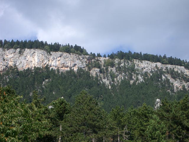 Hohe Wand von Oberh&ouml;flein aus