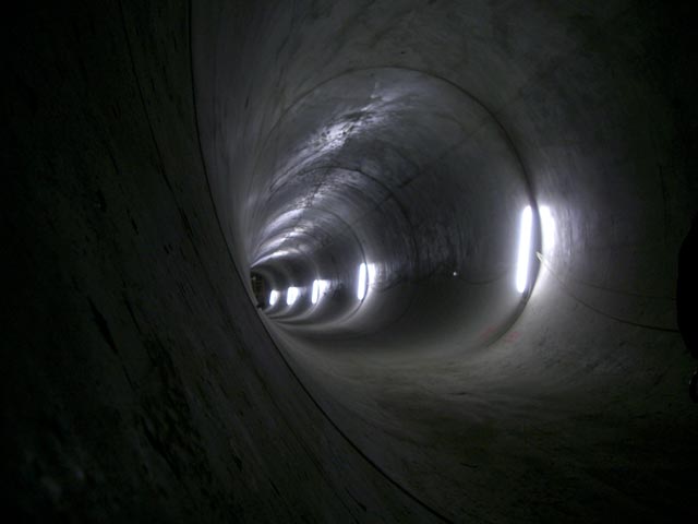 Tunnel Richtung Taborstra&szlig;e