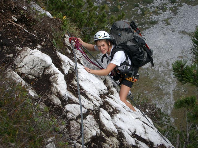 Intersport-Klettersteig: Gudrun in der Enzianwand (8. Okt.)