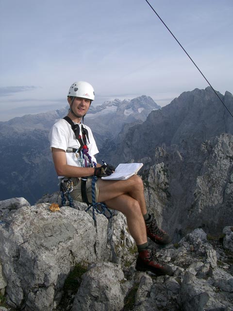 Ich am Großen Donnerkogl, 2.054 m (8. Okt.)