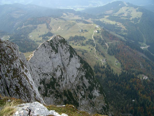 Kleiner Donnerkogel vom Großen Donnerkogl aus (8. Okt.)