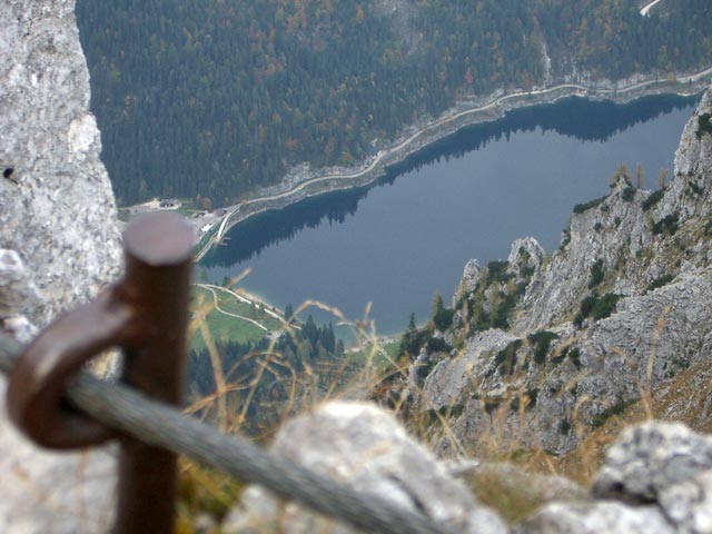 Vorderer Gosausee vom Gosaukamm aus (8. Okt.)