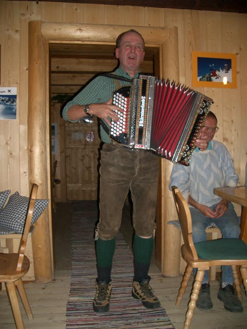 in der Theodor-Körner-Hütte, 1.454 m (8. Okt.)