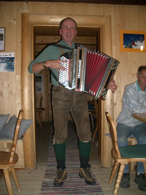 in der Theodor-Körner-Hütte, 1.454 m (8. Okt.)