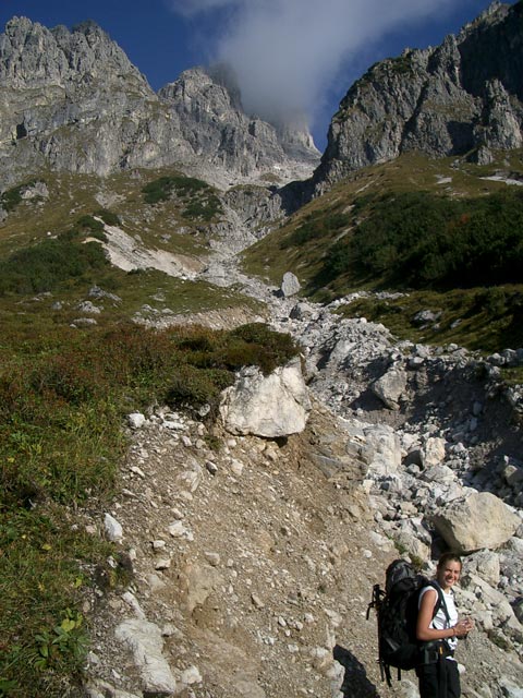 Gudrun am Austriaweg (9. Okt.)