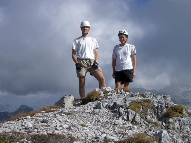 Ich und Gudrun am Steiglkogl, 2.203 m (9. Okt.)