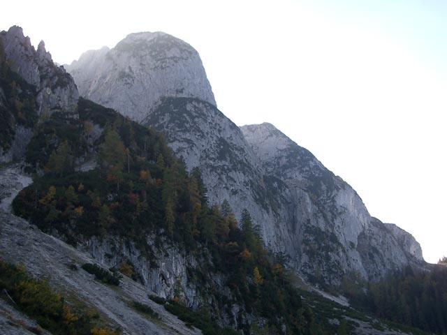 Donnerkogl vom Steiglweg aus (9. Okt.)