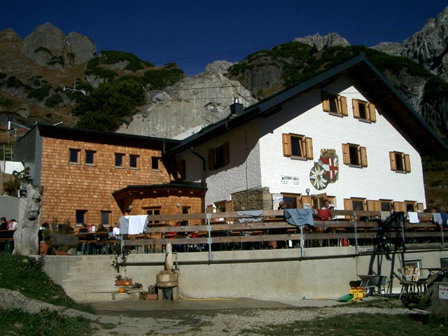 Muttekopfhütte, 1.934 m (22. OKt.)