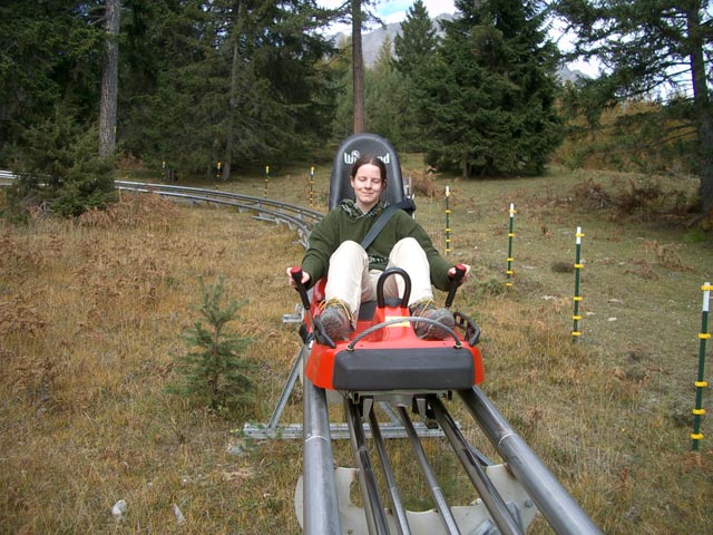 Daniela am Alpine Coaster (23. OKt.)