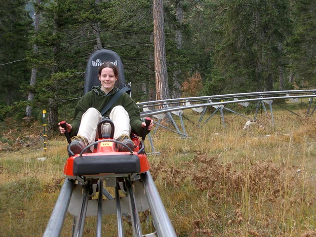 Daniela am Alpine Coaster (23. OKt.)