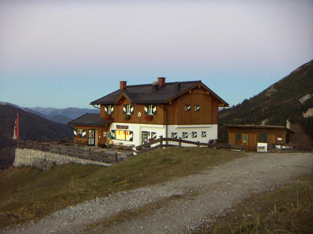 Erichhütte, 1.545 m (29. Okt.)