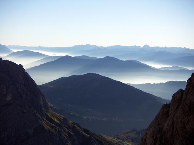 von der Hochscharte Richtung Osten (29. Okt.)