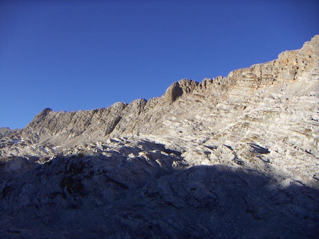 Selbhorngrat von der Wasserfallgrube aus (31. Okt.)