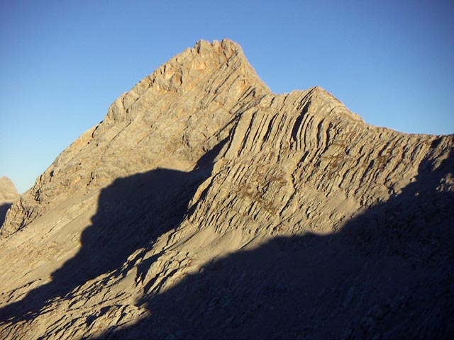 Schönfeldspitze und Wurmkopf vom Sommerstein aus (31. Okt.)