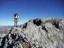 Ich auf Weg 401 zwischen Geigenschartl und Brandhorn (30. Okt.)