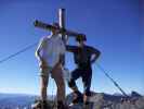 Ich und Robert am Brandhorn, 2.609 m (30. Okt.)