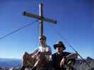 Ich und Robert am Brandhorn, 2.609 m (30. Okt.)