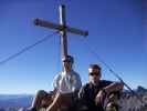 Ich und Robert am Brandhorn, 2.609 m (30. Okt.)