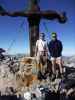 Ich und Robert auf der Schönfeldspitze, 2.653 m (31. Okt.)