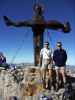 Ich und Robert auf der Schönfeldspitze, 2.653 m (31. Okt.)