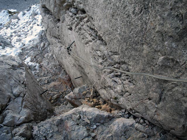 Klettersteig Nackter Hund: Kamin (12. Nov.)