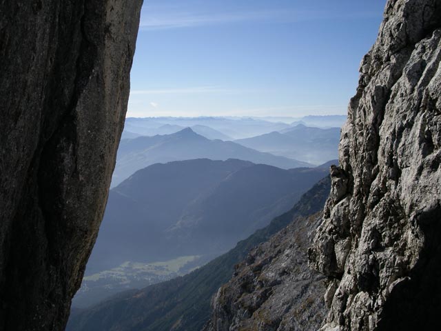 Klettersteig Nackter Hund: Scharte zwischen Nacketem Hund Mitterhorn (12. Nov.)