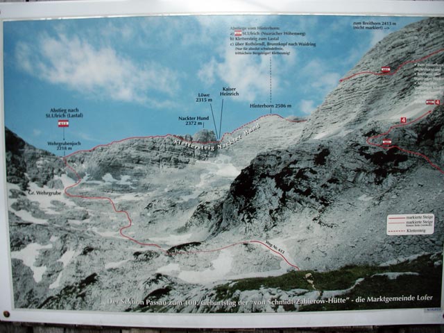 Klettersteig Nackter Hund: &Uuml;bersicht (12. Nov.)