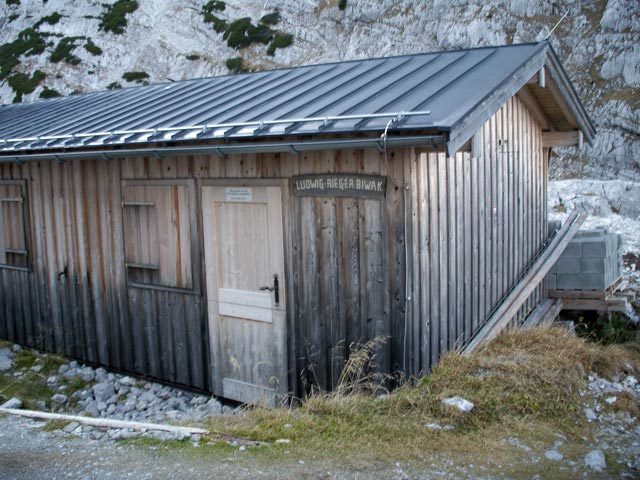 Ludwig-Rieger-Biwak, 1.966 m (12. Nov.)