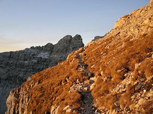 Weg 612 zwischen Schmidt-Zabierow-Hütte und Waidringer Nieder (13. Nov.)