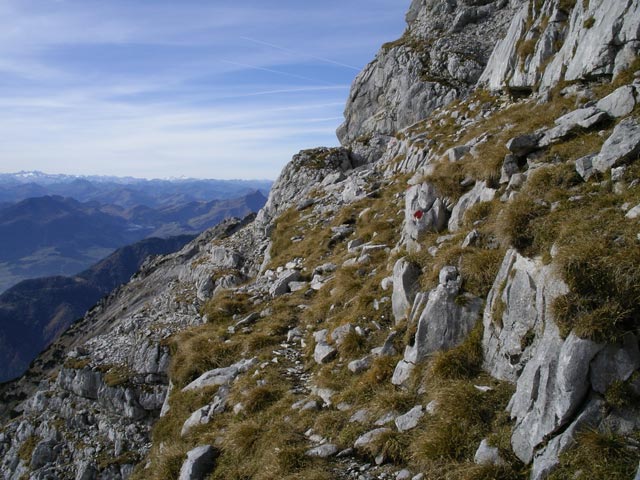 Weg 612 'Nuaracher H&ouml;henweg' zwischen Gro&szlig;em Rothorn und Schaflegg (13. Nov.)