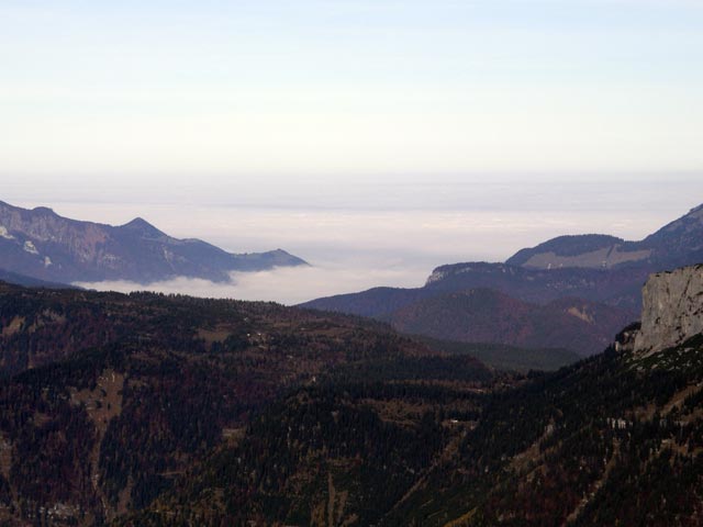 Hochnebel im Nordwesten (13. Nov.)
